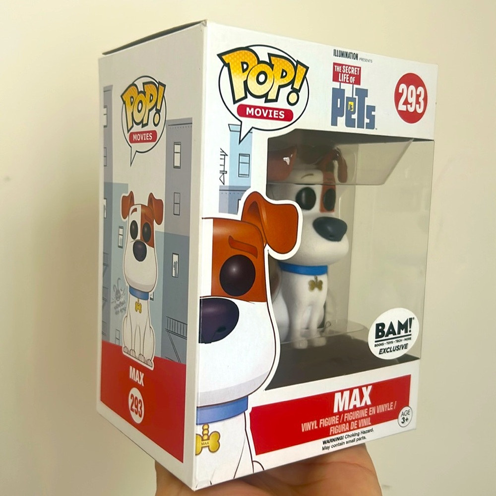 *Brand New* Funko Pop! The Secret Life of Pets - Max vinyl figure